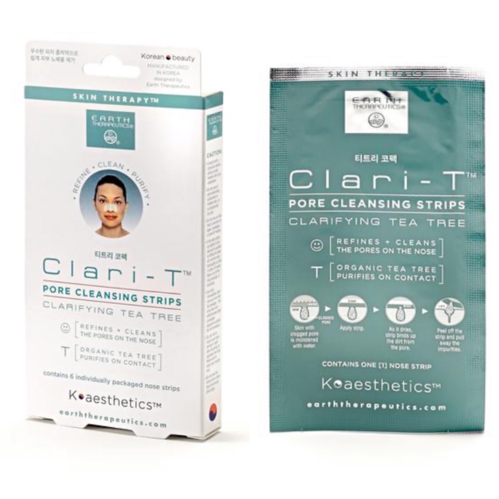 Clari-T Tea Tree Pore Cleansing Strips - 6 Pack